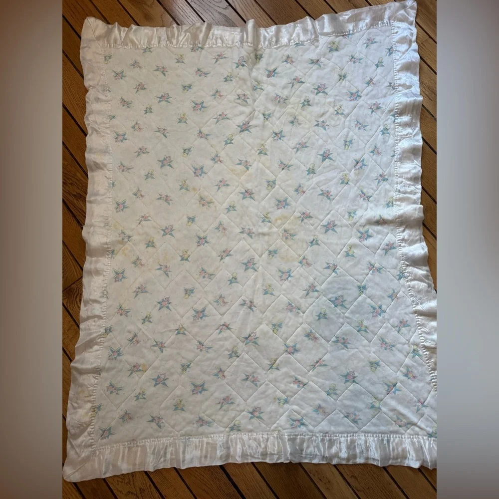 1960s Quilted Baby Blanket